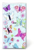 Taschentuch farbige Schmetterlinge