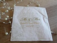 Mr&amp;Mrs Serviette, inkl. Druck