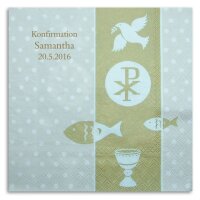 PAX gold Serviette, inkl. Druck