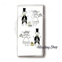 Taschentuch Just married