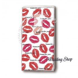 Taschentuch Kisses all over