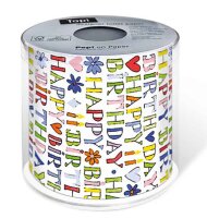 Toilettenpapier Happy Birthday