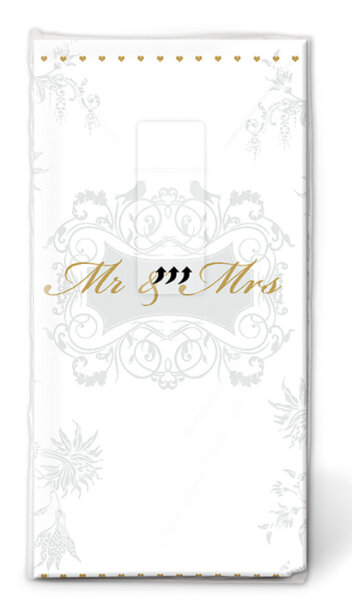 Taschentuch Mr &amp; Mrs