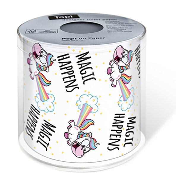 Toilettenpapier Magic happens